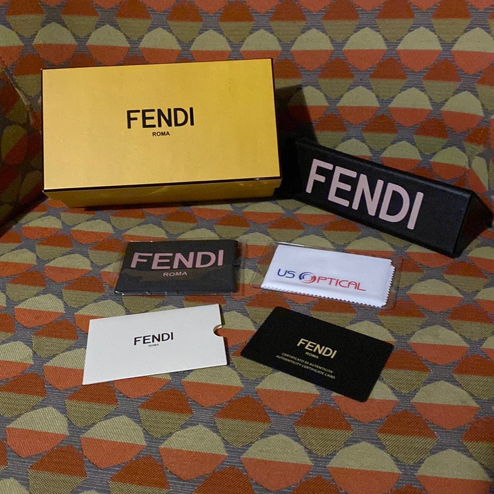 Fendi Roma box, eyeglass case and accessories.
